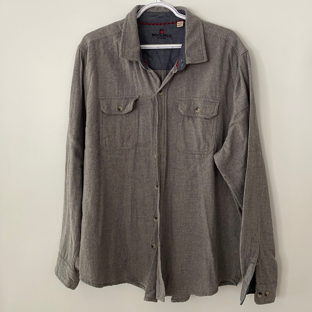 Woolrich flannel button down xxl